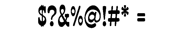 Westorn Font OTHER CHARS