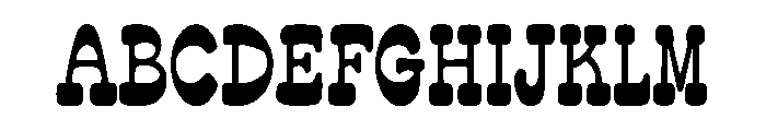 Westorn Font UPPERCASE