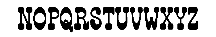 Westorn Font UPPERCASE