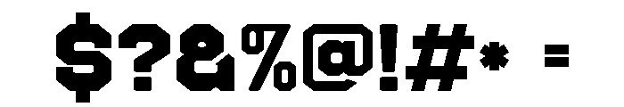 Westron Font OTHER CHARS