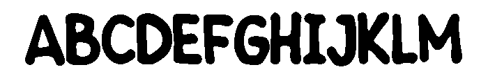 Wet Marker Regular Font UPPERCASE