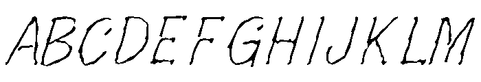 WetInk Font UPPERCASE