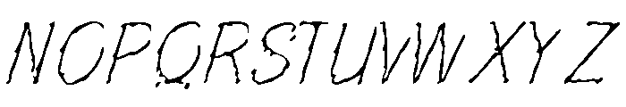 WetInk Font UPPERCASE