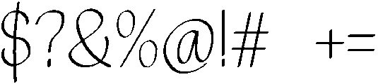 WELCOME Regular otf (400) Font OTHER CHARS