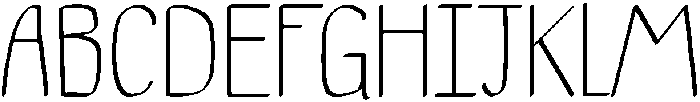 WELCOME Regular otf (400) Font UPPERCASE