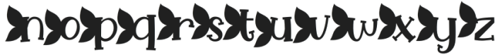 Weathered Sunshine Butterfly Left otf (400) Font LOWERCASE