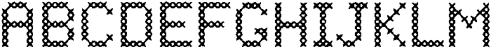 Weave Regular otf (400) Font UPPERCASE