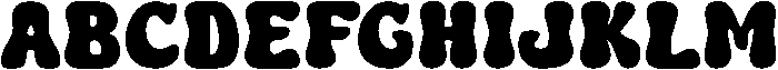 Webrow Bubble otf (400) Font UPPERCASE