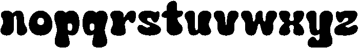 Webrow Bubble otf (400) Font LOWERCASE