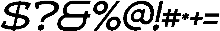 Wedank Italic otf (400) Font OTHER CHARS