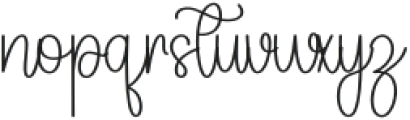 Wedding  Autumn Regular otf (400) Font LOWERCASE