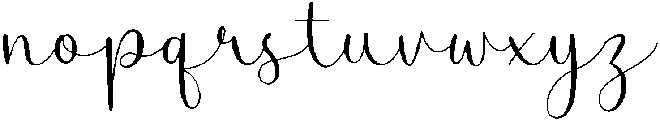 Wedding Beauty Regular otf (400) Font LOWERCASE