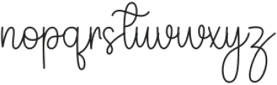 Wedding Calligraphy Regular otf (400) Font LOWERCASE
