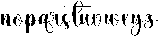 Wedding Christmas Regular otf (400) Font LOWERCASE