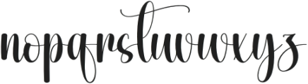 Wedding Graceful Regular otf (400) Font LOWERCASE