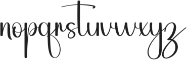 Wedding Handmade Regular otf (400) Font LOWERCASE