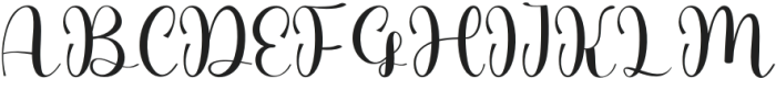 Wedding Handwritten Regular otf (400) Font UPPERCASE