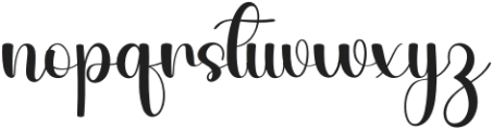 Wedding Handwritten Regular otf (400) Font LOWERCASE