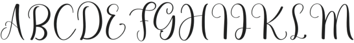 Wedding In Building Regular otf (400) Font UPPERCASE