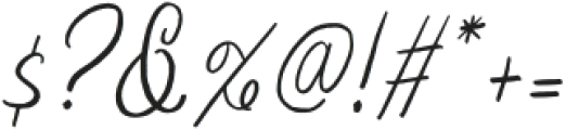 Wedding Letter Italic otf (400) Font OTHER CHARS