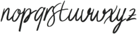 Wedding Letter Italic otf (400) Font LOWERCASE