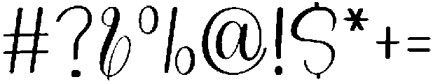Wedding Monogram Regular otf (400) Font OTHER CHARS