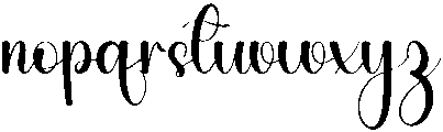 Wedding Monogram Regular otf (400) Font LOWERCASE