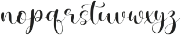 Wedding Party Regular otf (400) Font LOWERCASE