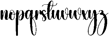 Wedding Regular otf (400) Font LOWERCASE