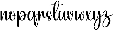Wedding Regular otf (400) Font LOWERCASE