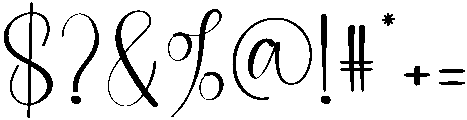 Wedding Regular otf (400) Font OTHER CHARS