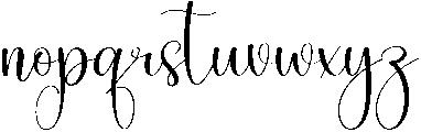 Wedding Regular otf (400) Font LOWERCASE