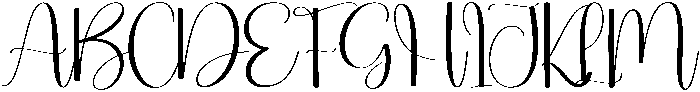 Wedding Regular otf (400) Font UPPERCASE