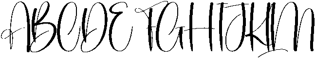 Wedding Regular otf (400) Font UPPERCASE