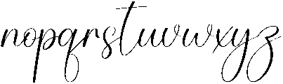 Wedding Regular otf (400) Font LOWERCASE