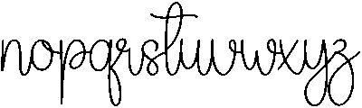 Wedding Regular otf (400) Font LOWERCASE