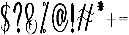 Wedding Regular otf (400) Font OTHER CHARS
