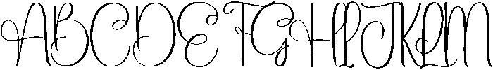 Wedding Regular otf (400) Font UPPERCASE