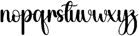 Wedding Regular otf (400) Font LOWERCASE
