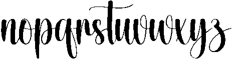 Wedding Regular otf (400) Font LOWERCASE