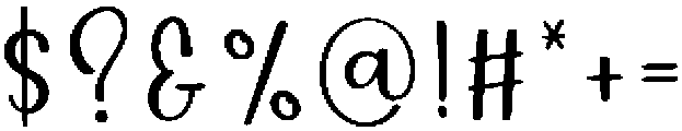 Wedding Regular otf (400) Font OTHER CHARS
