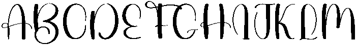 Wedding Regular otf (400) Font UPPERCASE