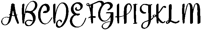 Wedding Regular otf (400) Font UPPERCASE