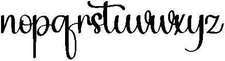 Wedding Regular otf (400) Font LOWERCASE