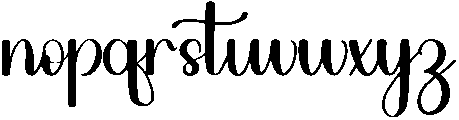 Wedding Regular otf (400) Font LOWERCASE
