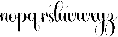 Wedding Regular otf (400) Font LOWERCASE