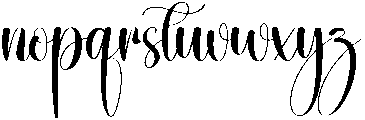 Wedding Regular otf (400) Font LOWERCASE
