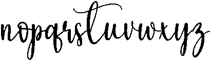 Wedding Regular otf (400) Font LOWERCASE