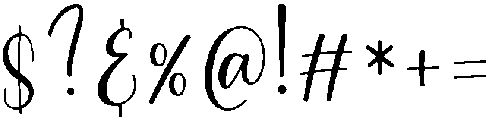 Wedding Regular otf (400) Font OTHER CHARS