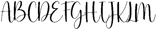 Wedding Regular otf (400) Font UPPERCASE